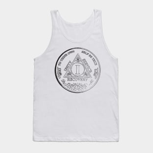 Alcoholics Anonymous Recovery Sober - Sober Since - AA Tribute - aa Alcohol - Recovery Tribute - sober aa sobriety addiction recovery narcotics anonymous addiction drugs mental health Tank Top